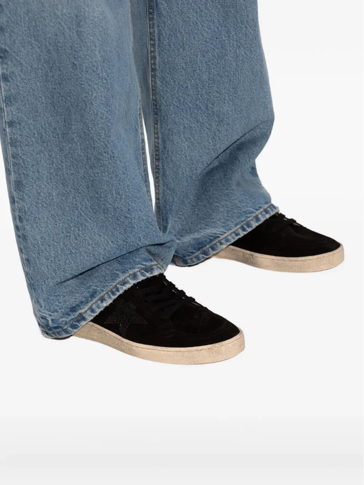 Golden Goose スエード ロゴディテール スニーカー - 画像5