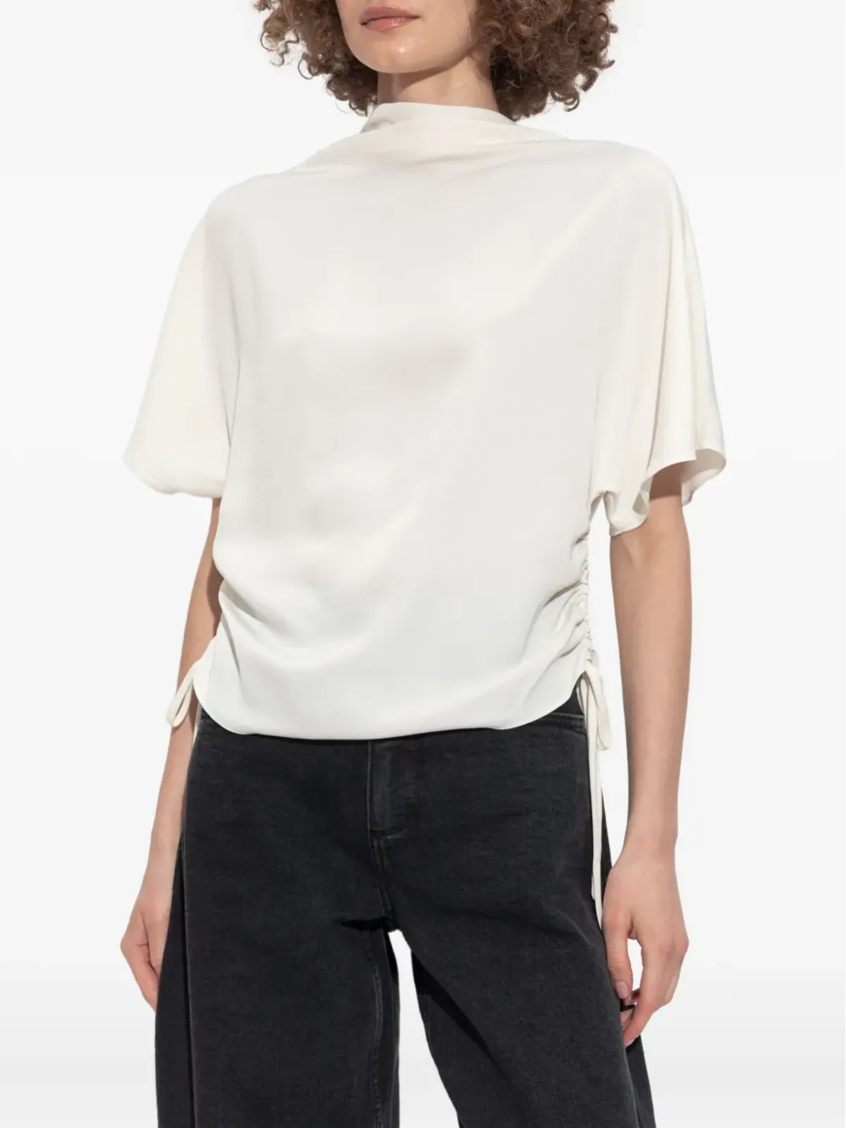 AllSaints Leslie ドローストリングTシャツ - 画像3