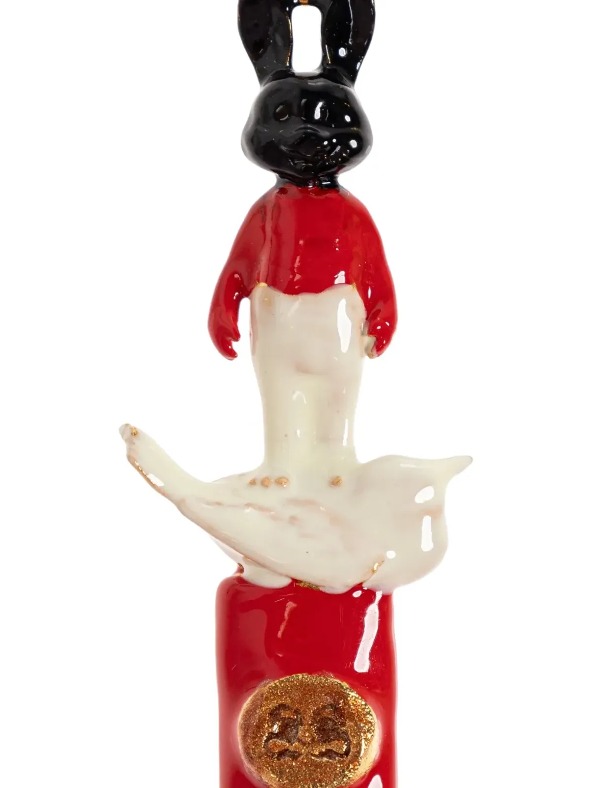 Marni うさぎと小鳥のチャーム - レッド - 画像3