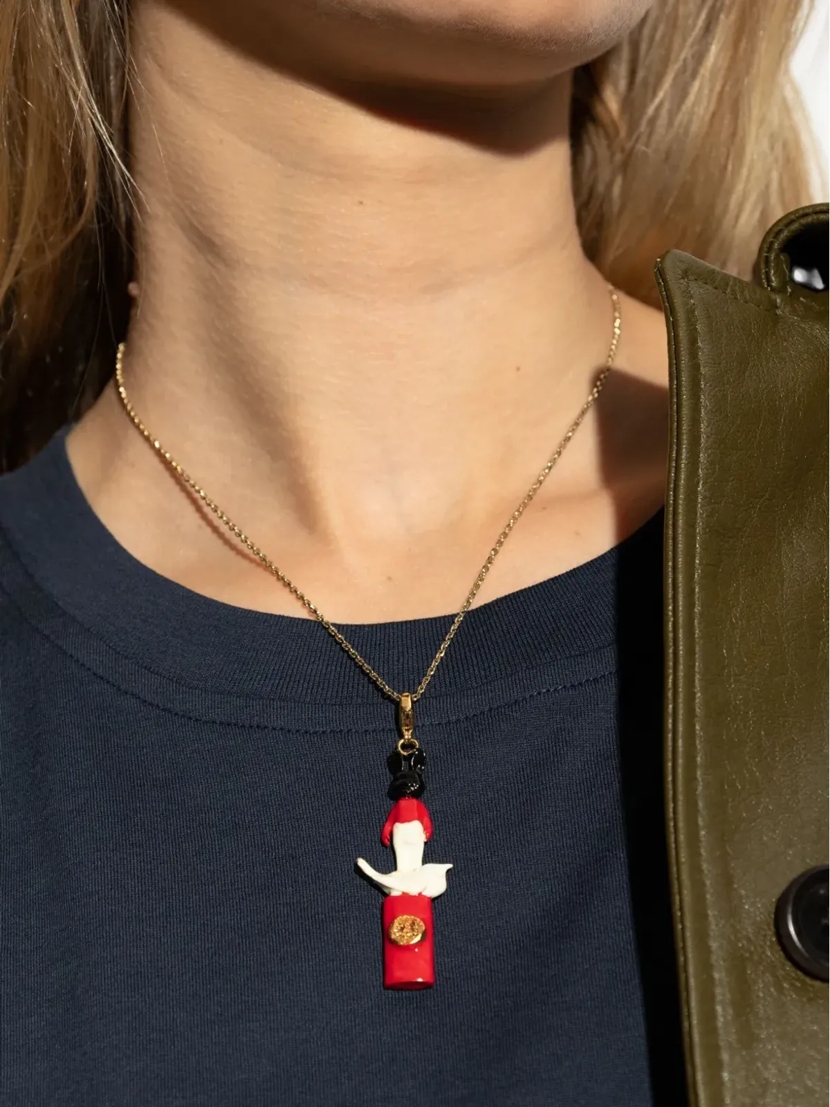 Marni うさぎと小鳥のチャーム - レッド - 画像4