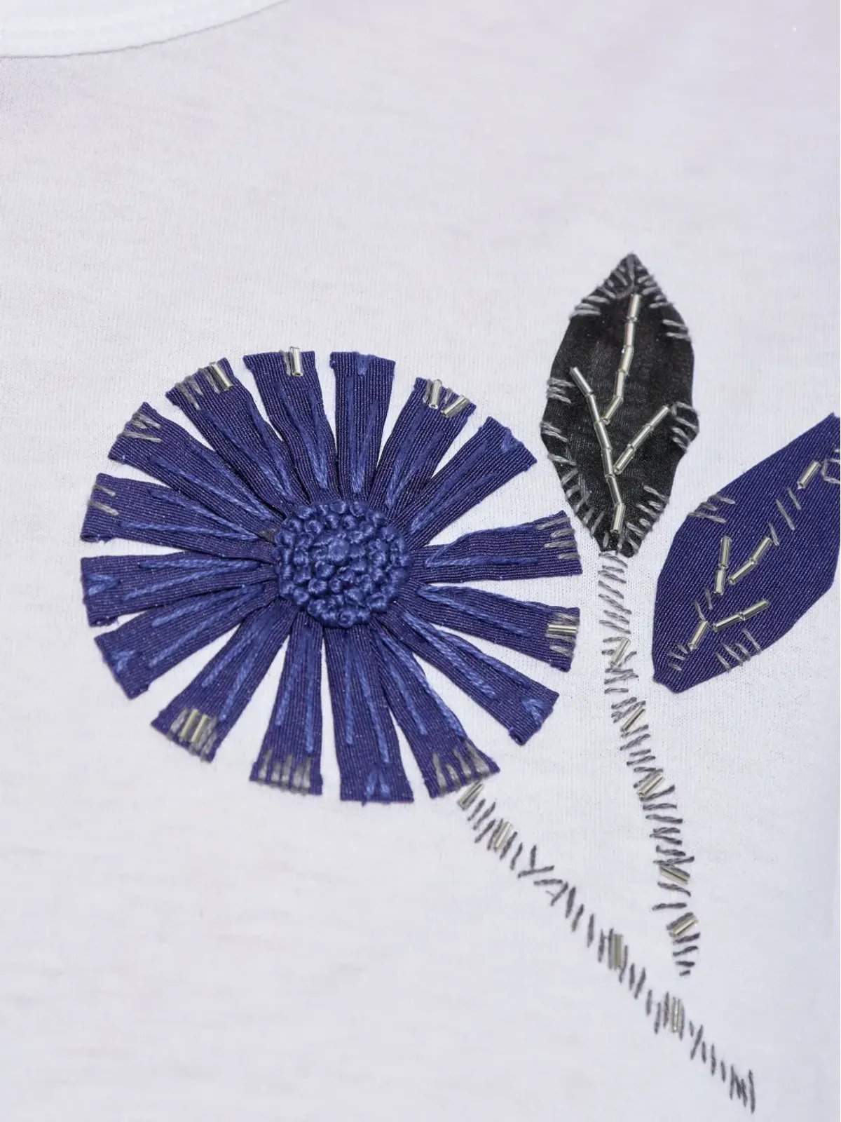 Marni 刺繍花柄Tシャツ - 画像5