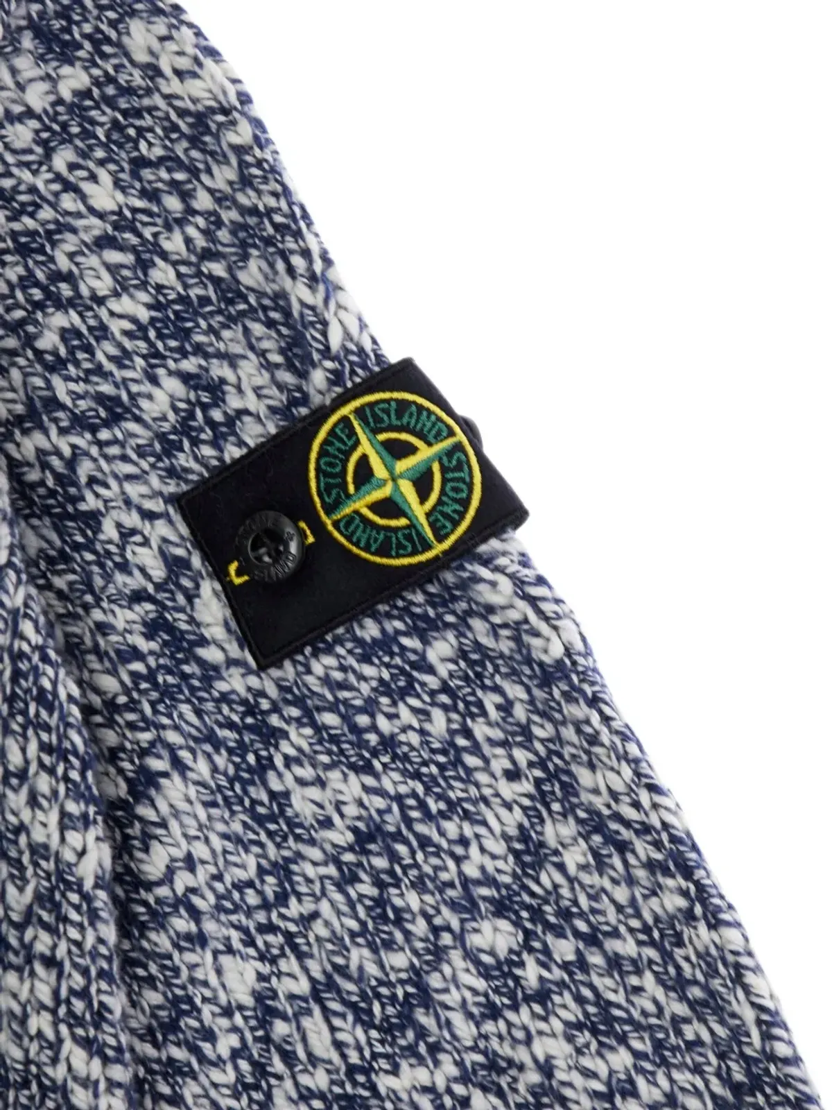 Stone Island Junior 斑点のクルーネックセーター - ブルー - 画像3