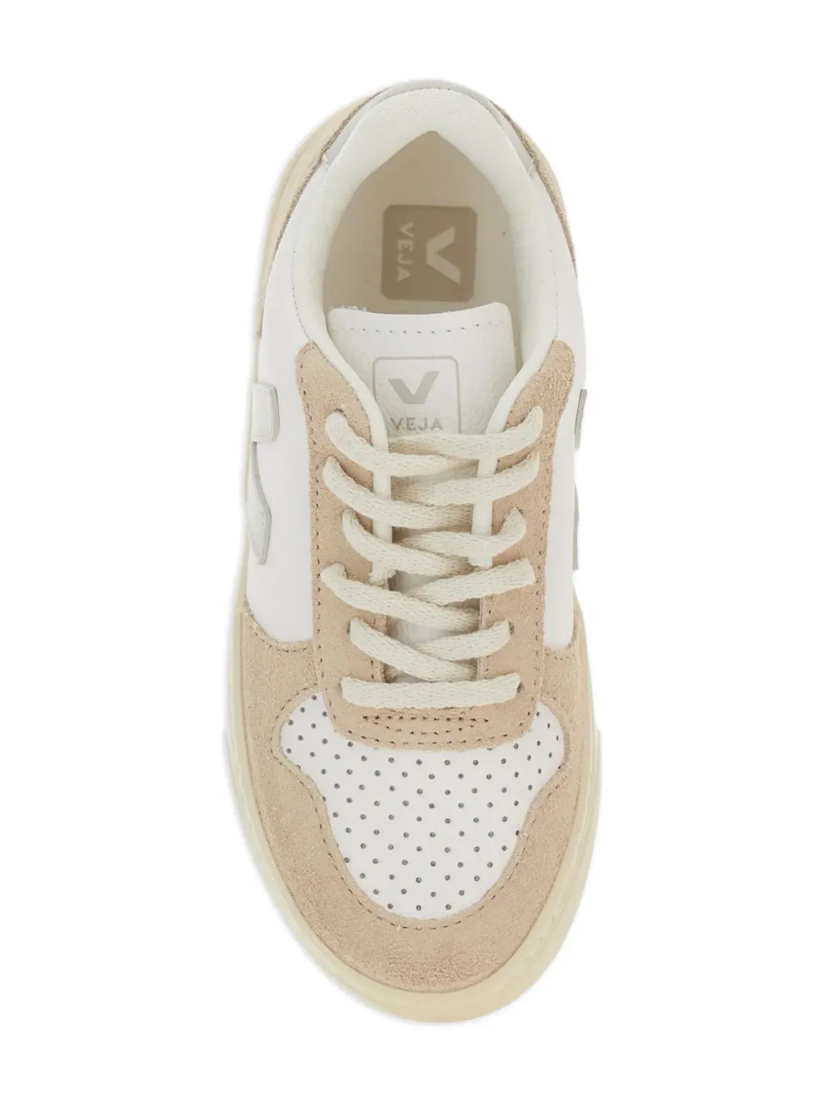 VEJA Kids Vロゴパンチングスニーカー - 画像4