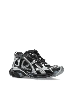 Balenciaga ランナー ロゴ レースアップ スニーカー - ブラック - サムネイル2