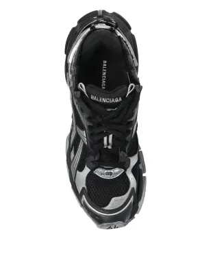 Balenciaga ランナー ロゴ レースアップ スニーカー - ブラック - サムネイル3