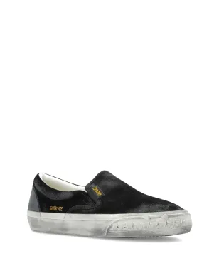 Golden Goose VCE Penstar スエード スリップオン スニーカー - ブラック - サムネイル2