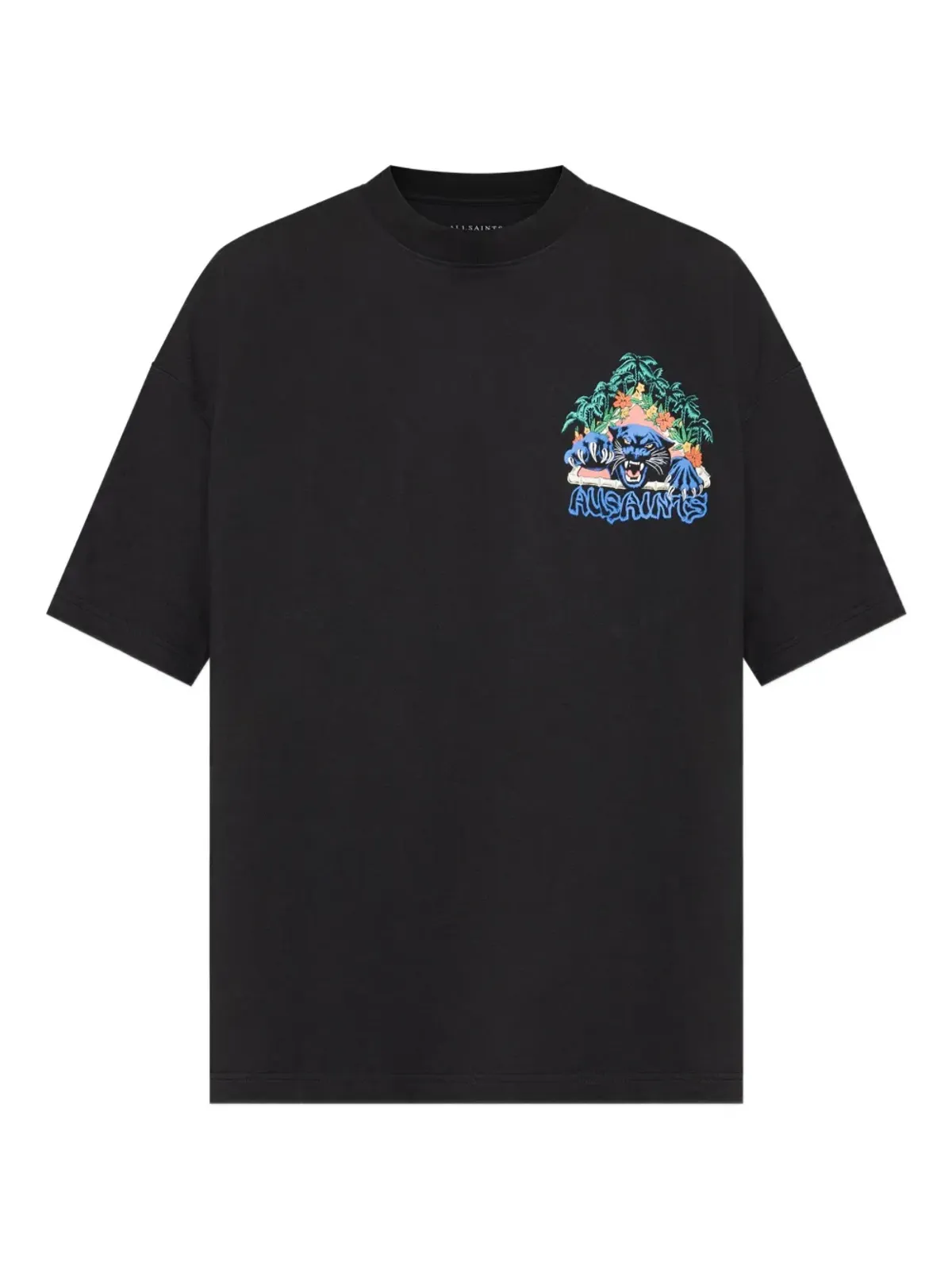 AllSaints パウンス グラフィックプリント Tシャツ - ブラック - 画像1