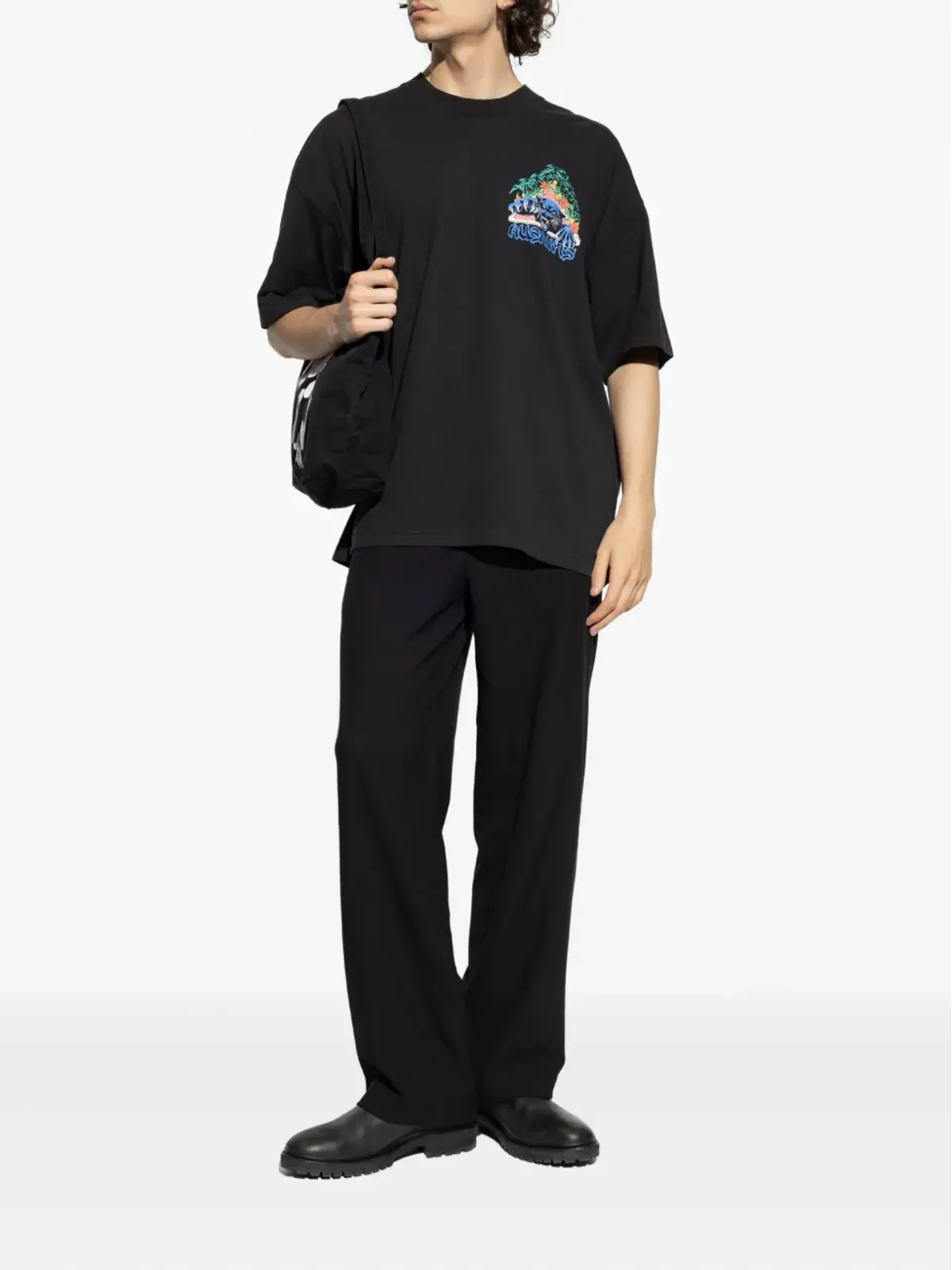 AllSaints パウンス グラフィックプリント Tシャツ - ブラック - 画像2