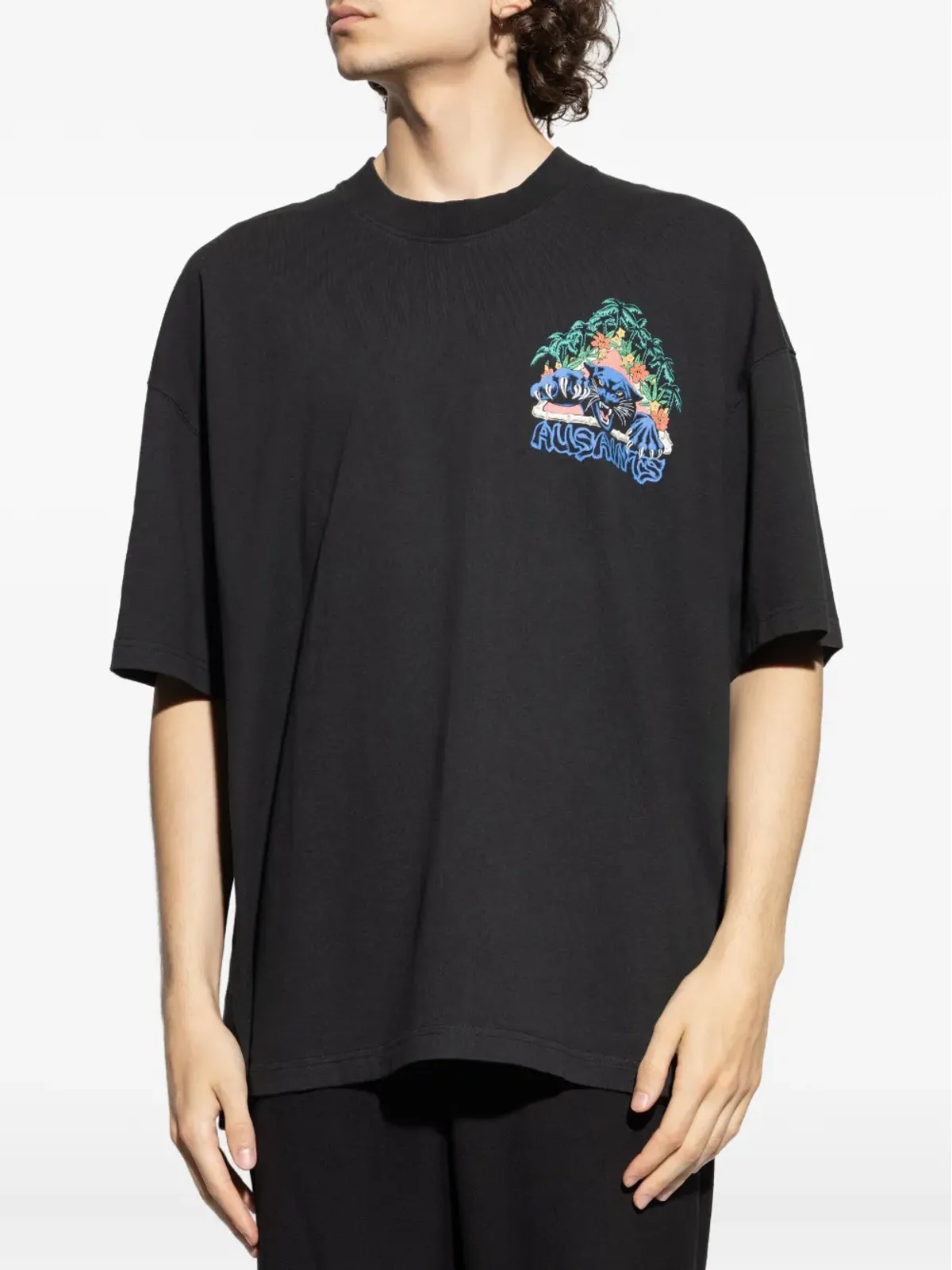 AllSaints パウンス グラフィックプリント Tシャツ - ブラック - 画像3