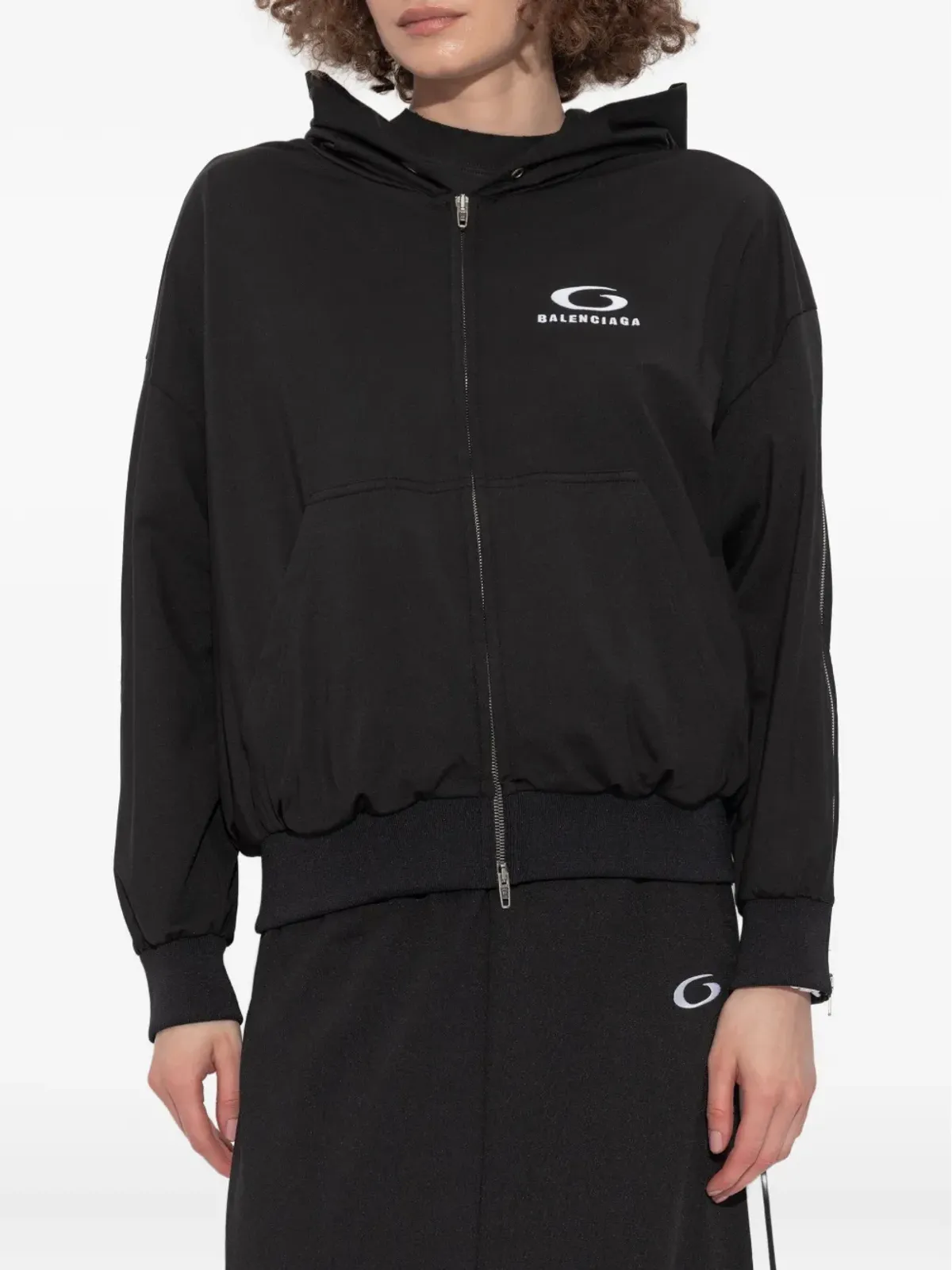 Balenciaga ジップアップフード付きジャケット - 画像3