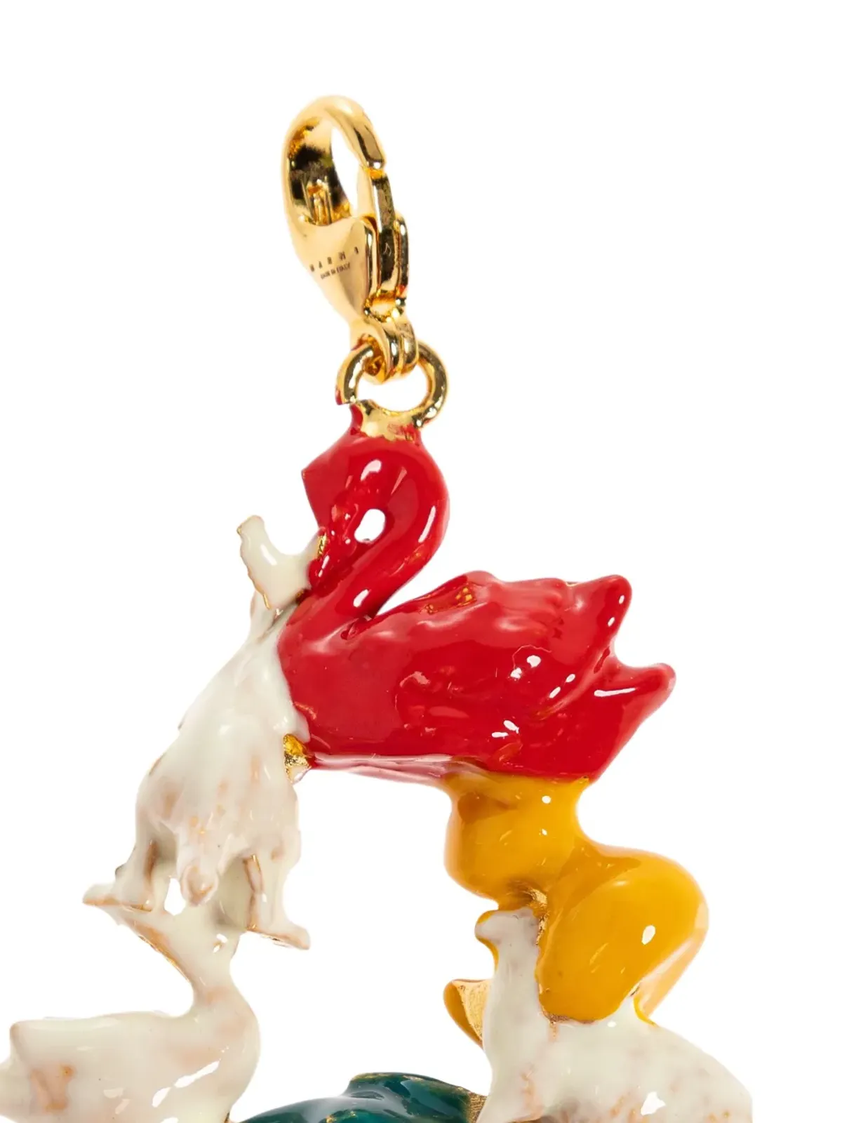 Marni エナメル アヒル ペンダント - 画像3