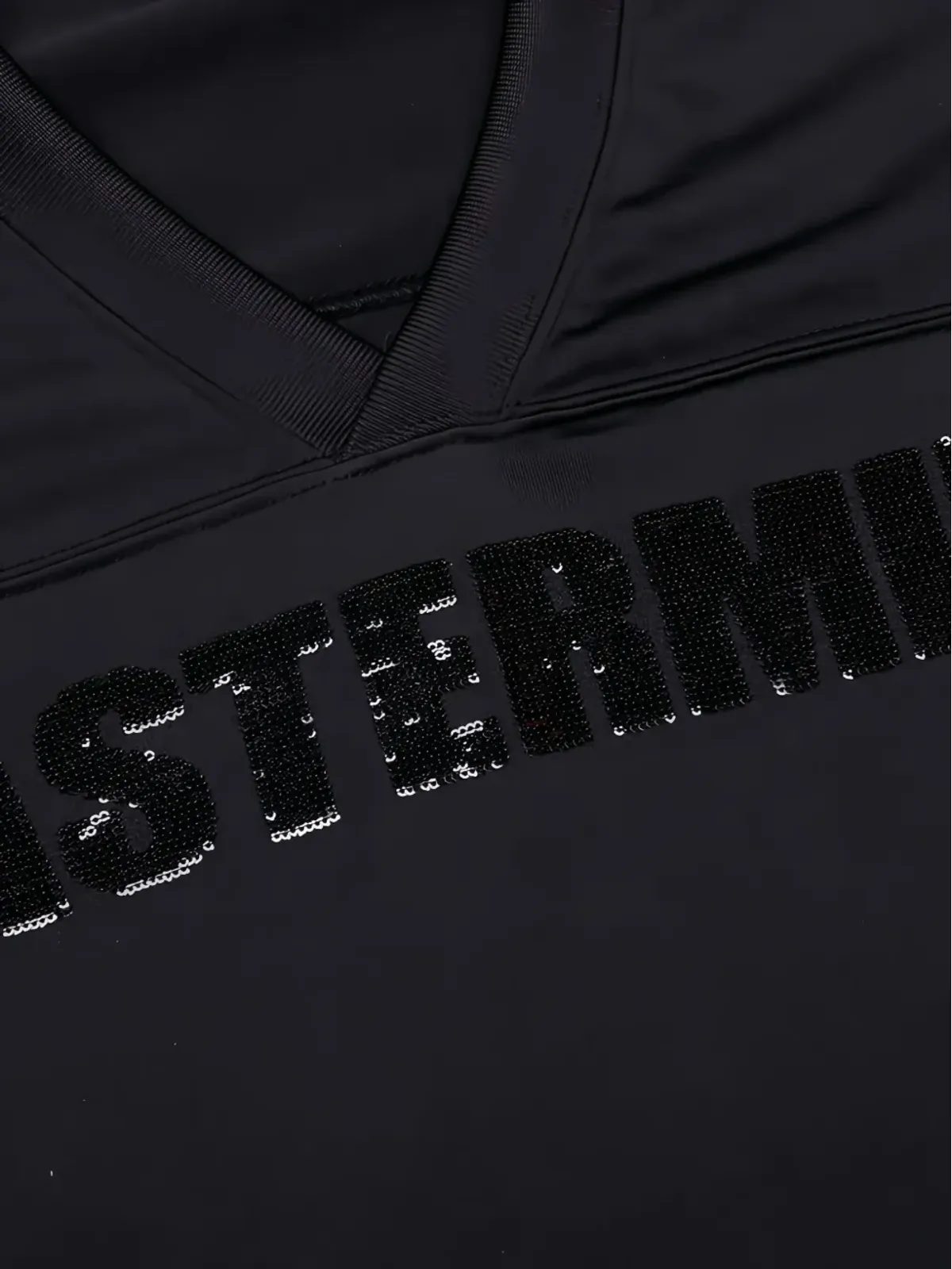 Mastermind World スパンコール装飾のスカルTシャツ - 画像4