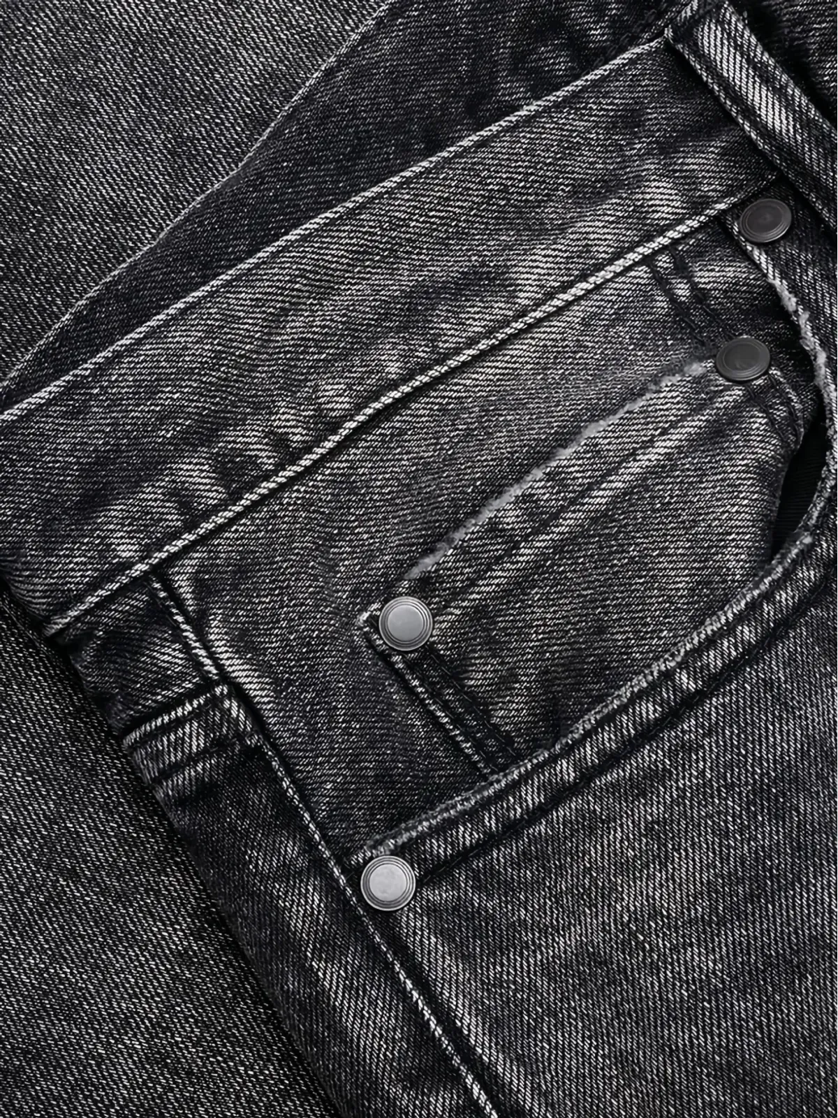 John Elliott ディストレス加工ジーンズ - ブラック - 画像5