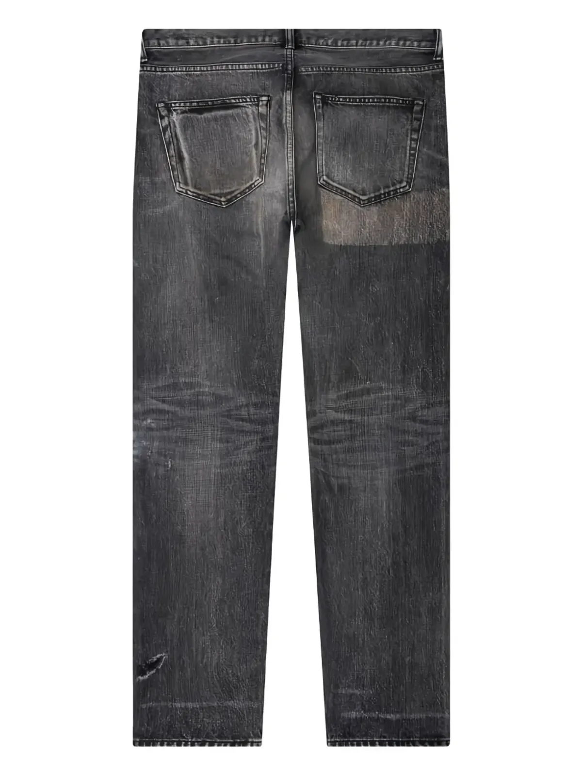 John Elliott ディストレス加工ジーンズ - ブラック - 画像2