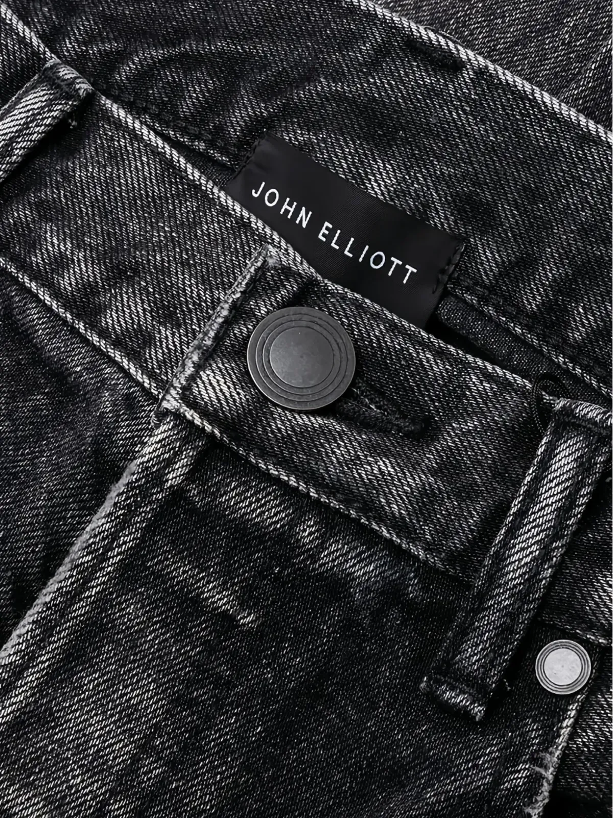 John Elliott ディストレス加工ジーンズ - ブラック - 画像3