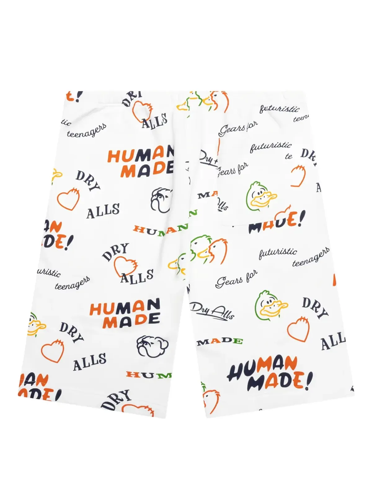 Human Made printed-duck shorts - 画像2