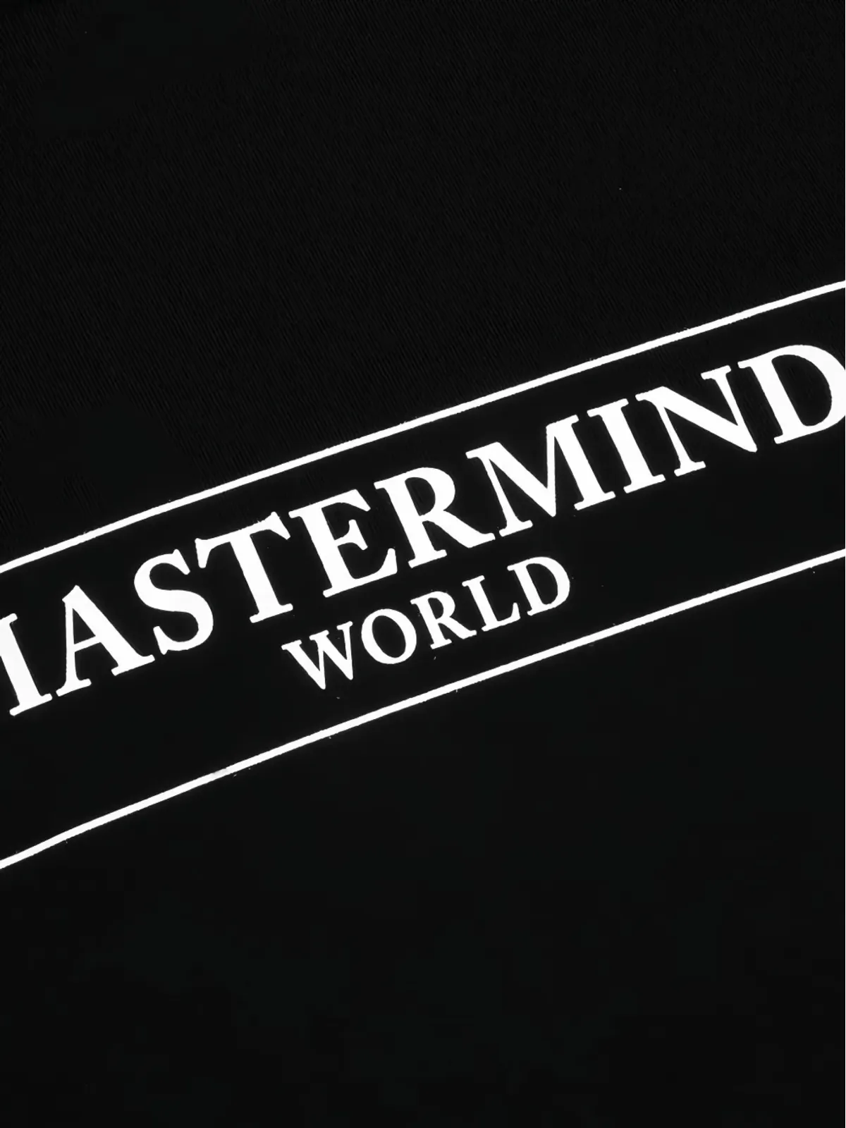 Mastermind World ロゴプリント長袖Tシャツ - 画像3