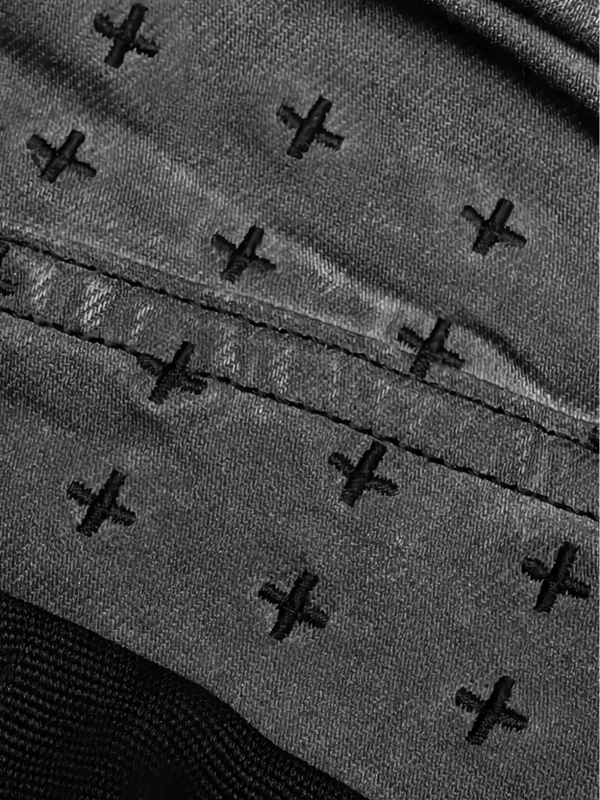 Ksubi チッチ オイルスリック リペアジーンズ - 画像5