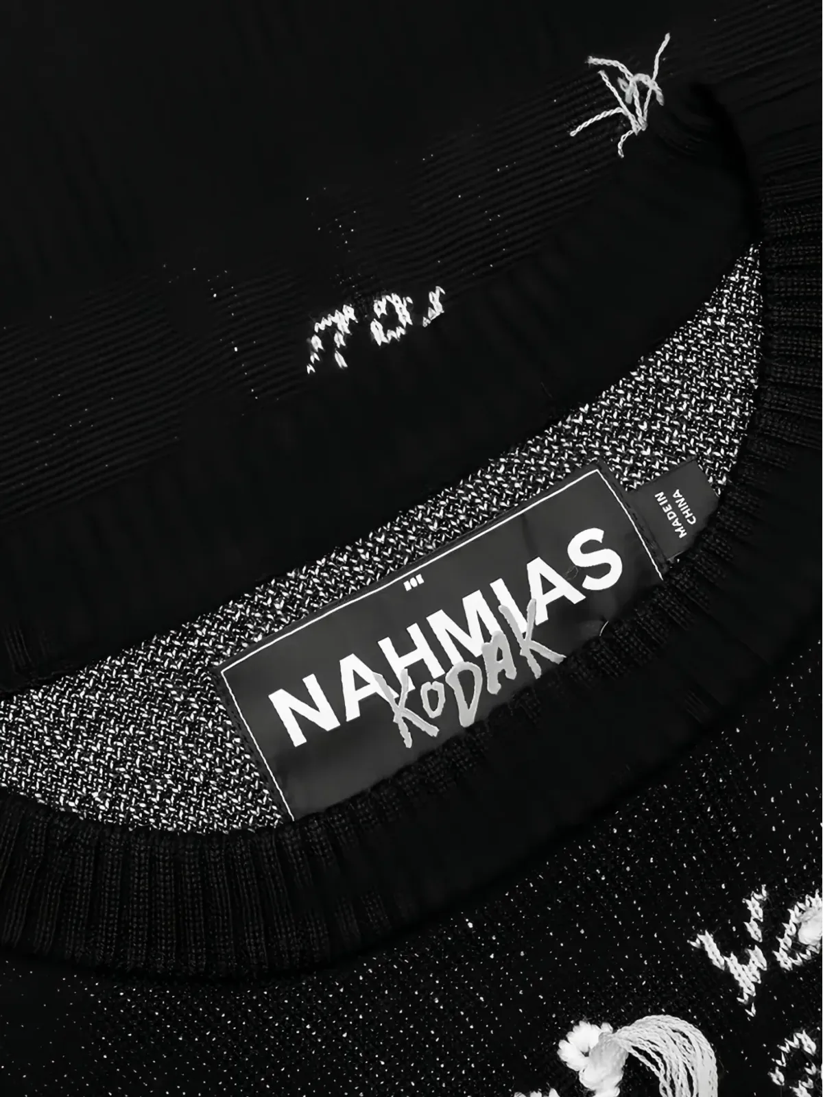 Nahmias × Kodak クルーネックニットセーター - 画像5