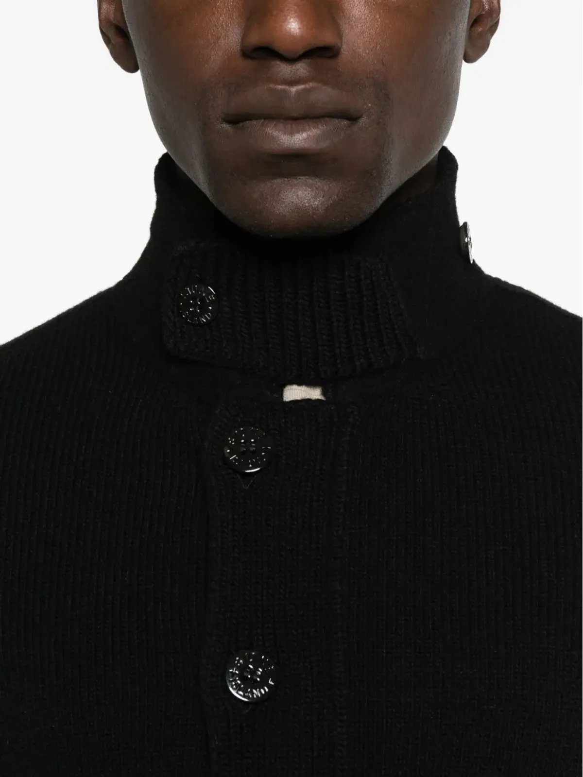 Stone Island ハイネックボタン付きカーディガン - 画像5