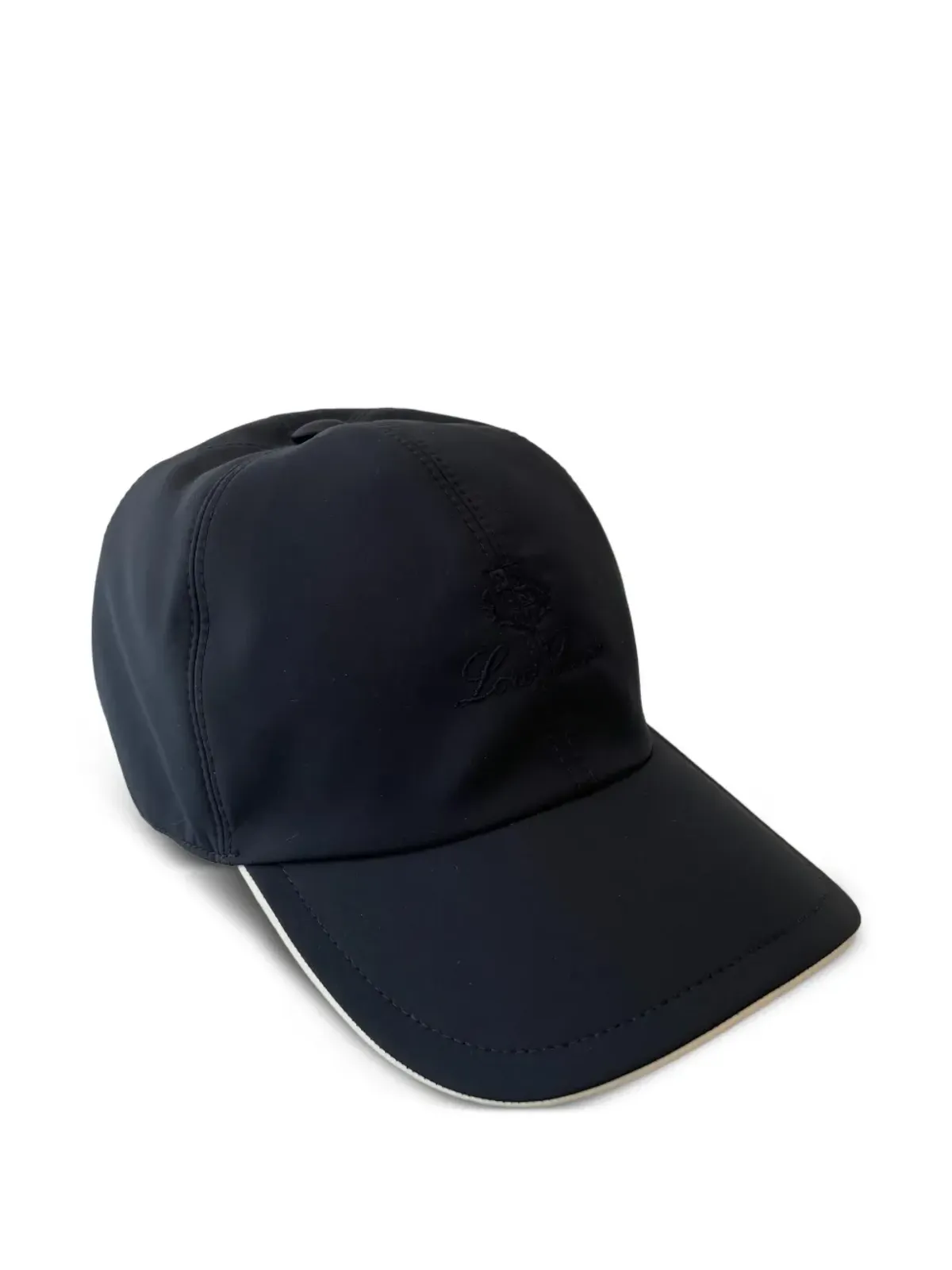 Loro Piana 刺繍ロゴ ベースボールキャップ - Blue - 画像1