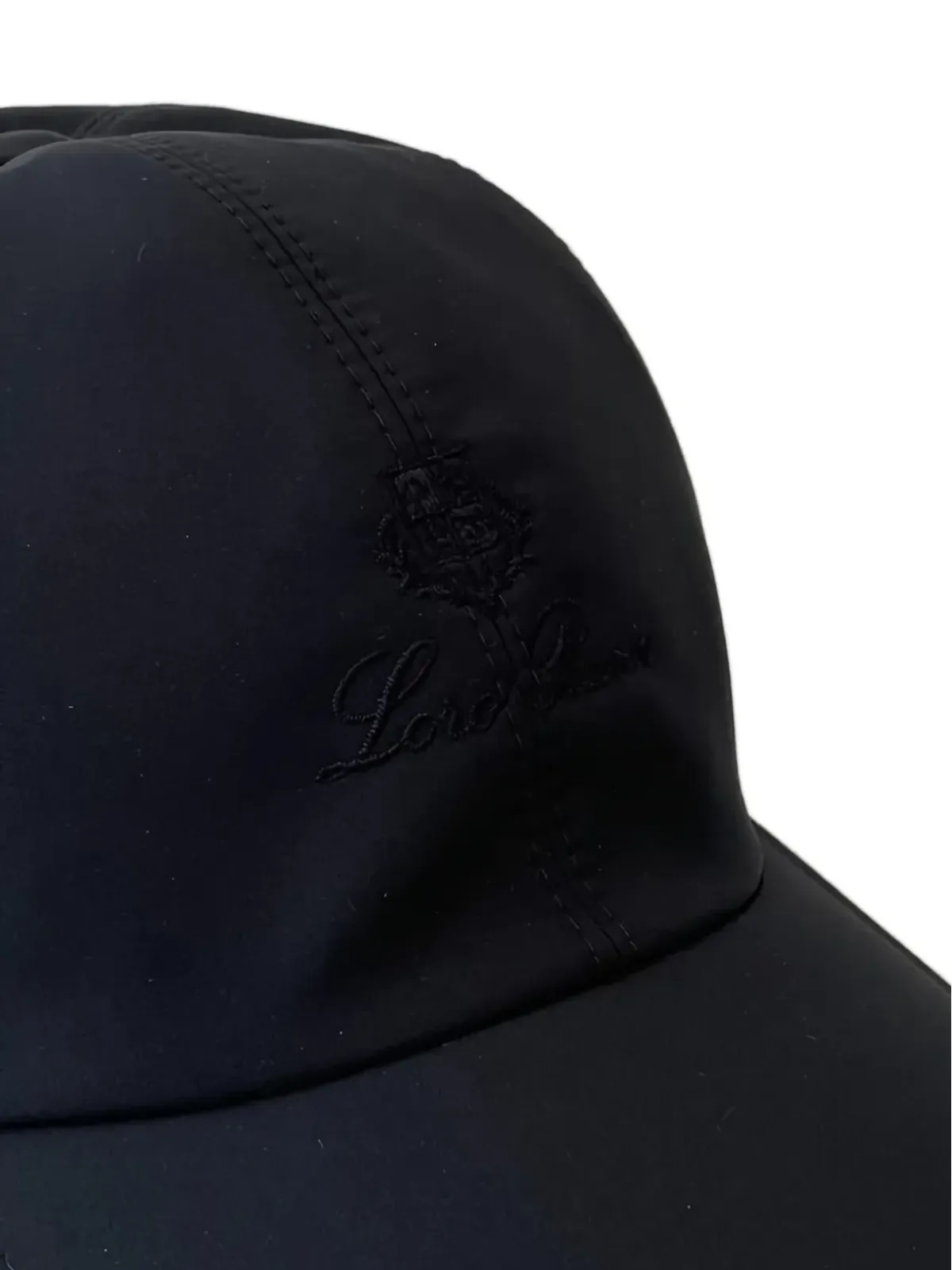 Loro Piana 刺繍ロゴ ベースボールキャップ - Blue - 画像2