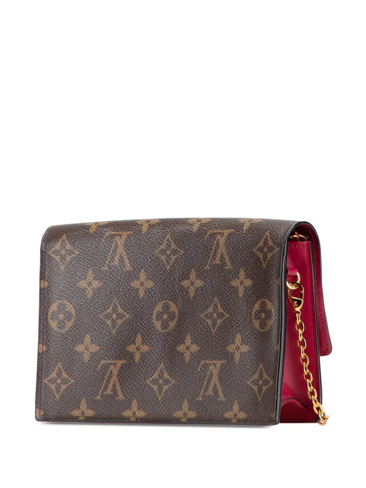 Louis Vuitton ビンテージ 2019 Monogram Flore ウォレット・オン・チェーン クロスボディバッグ - ブラウン - 画像3