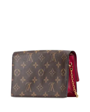 Louis Vuitton ビンテージ 2019 Monogram Flore ウォレット・オン・チェーン クロスボディバッグ - ブラウン - サムネイル3