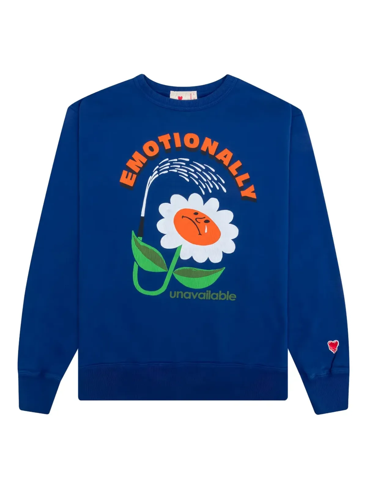 Emotionally Unavailable 花柄グラフィック クルーネック セーター - 画像1