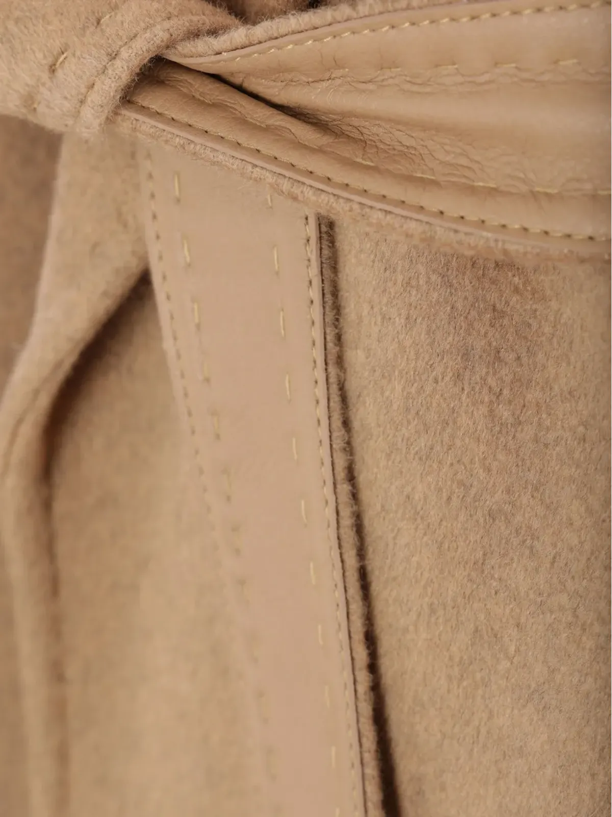 Max Mara Vale ピークラペル ベルト付きコート - 画像4