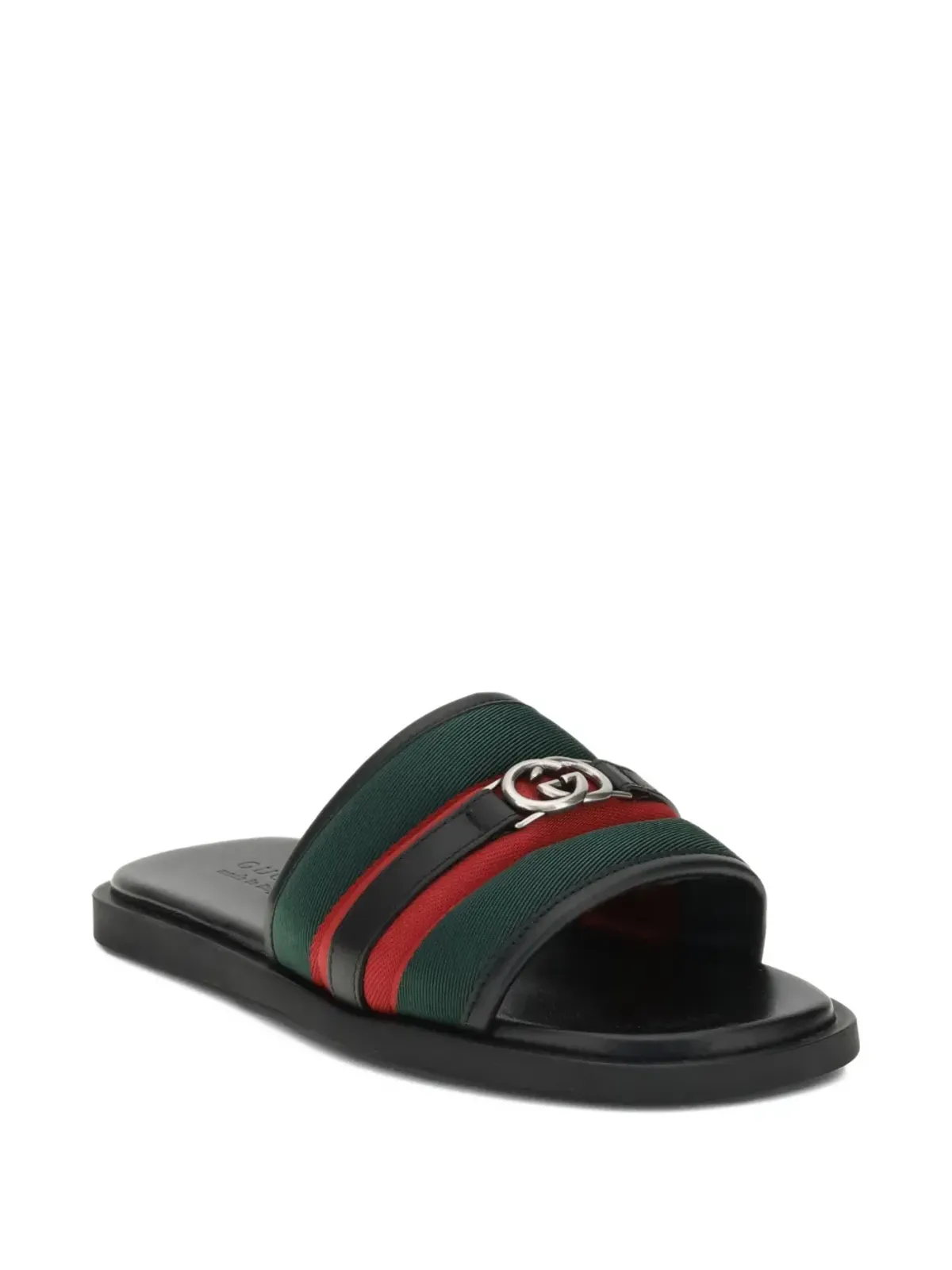 Gucci インターロッキングG ウェブストライプ サンダル - 画像2