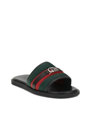 Gucci インターロッキングG ウェブストライプ サンダル - サムネイル2