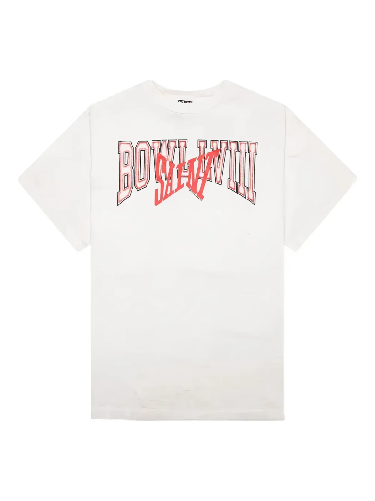 SAINT MXXXXXX x saint michael saint bowl T-shirt - White - 画像1
