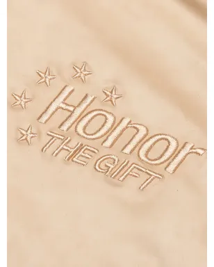 Honor The Gift Oil Head embroidered bomber jacket - サムネイル5