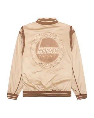 Honor The Gift Oil Head embroidered bomber jacket - サムネイル2