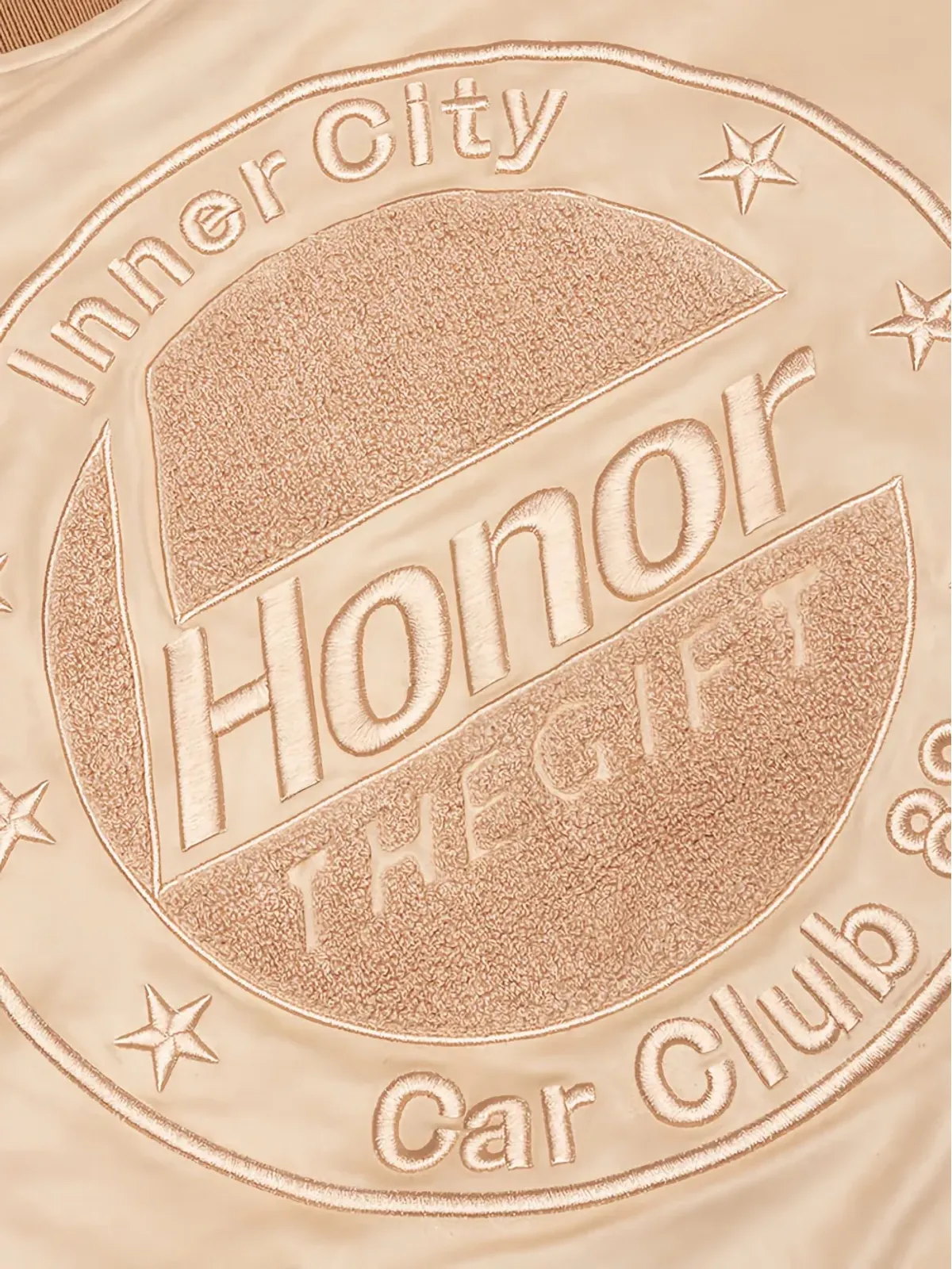 Honor The Gift Oil Head embroidered bomber jacket - 画像3