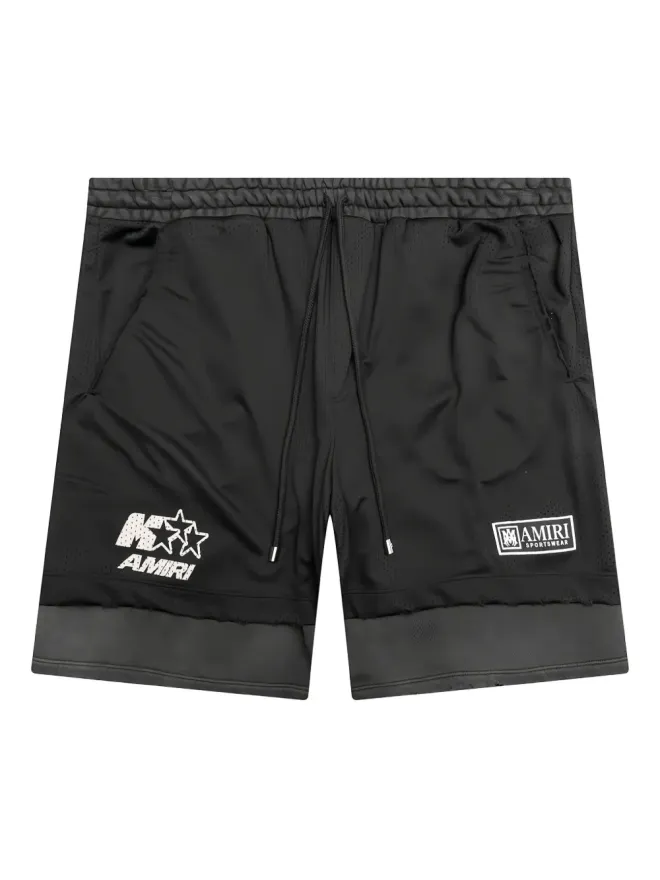 AMIRI AMIRI ロゴプリント メッシュ バスケットボールショーツの商品画像
