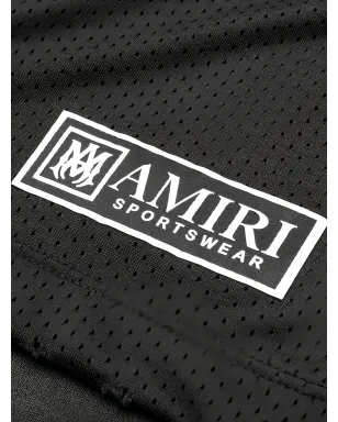 AMIRI ロゴプリント メッシュ バスケットボールショーツ - サムネイル4