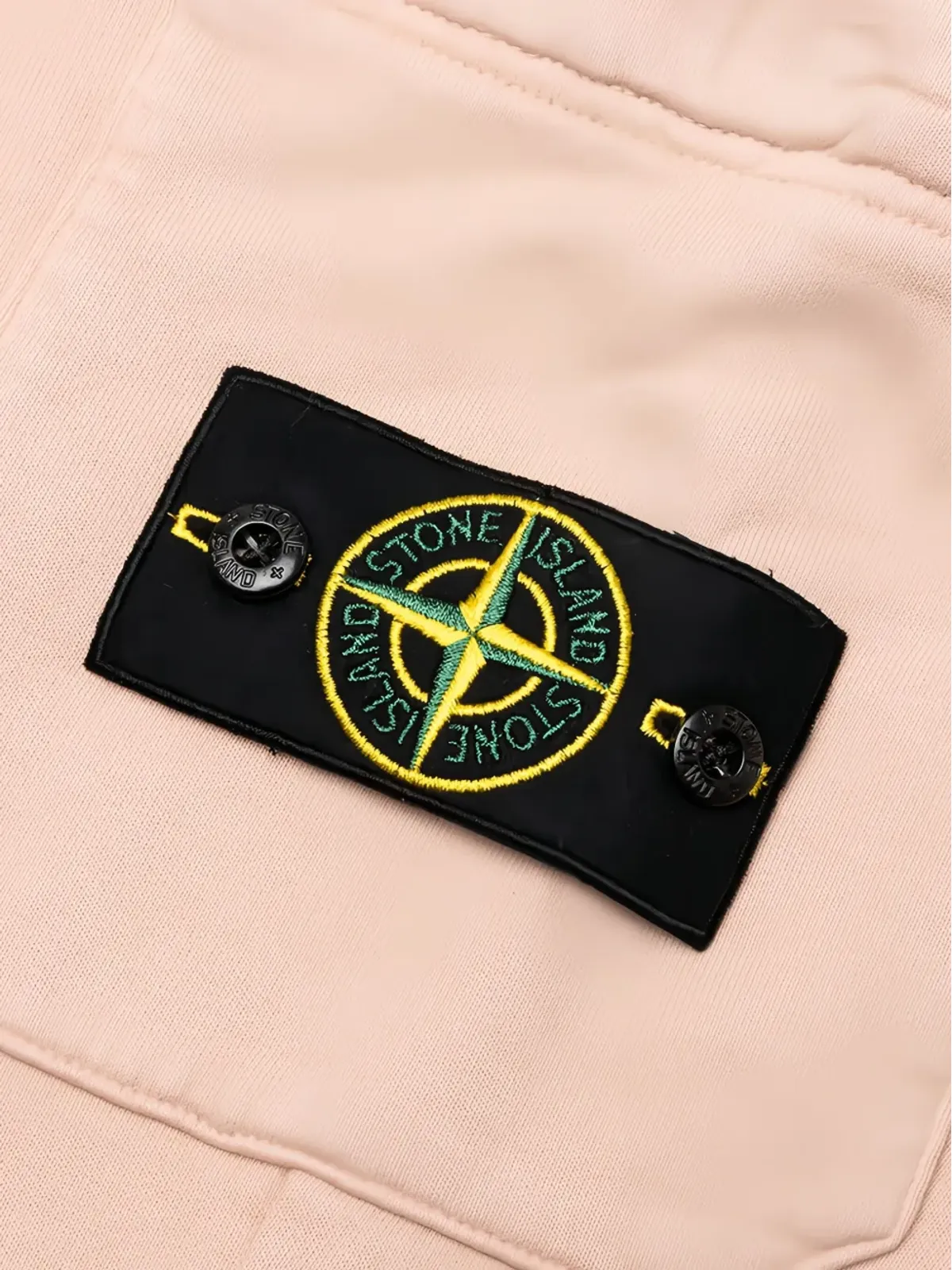 Stone Island パッチポケットコットンパンツ ピンク - 画像4