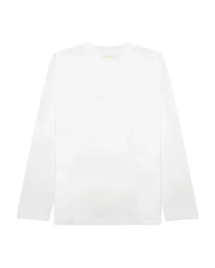 Marni グラフィックプリント長袖Tシャツ - ホワイト - サムネイル2