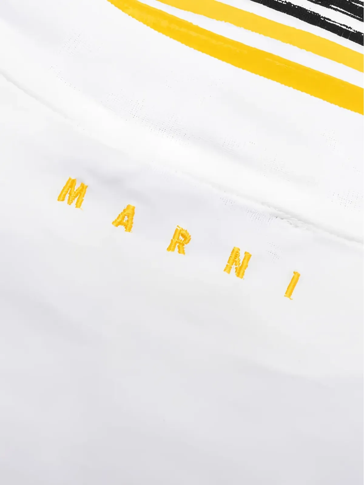 Marni グラフィックプリント長袖Tシャツ - ホワイト - 画像3