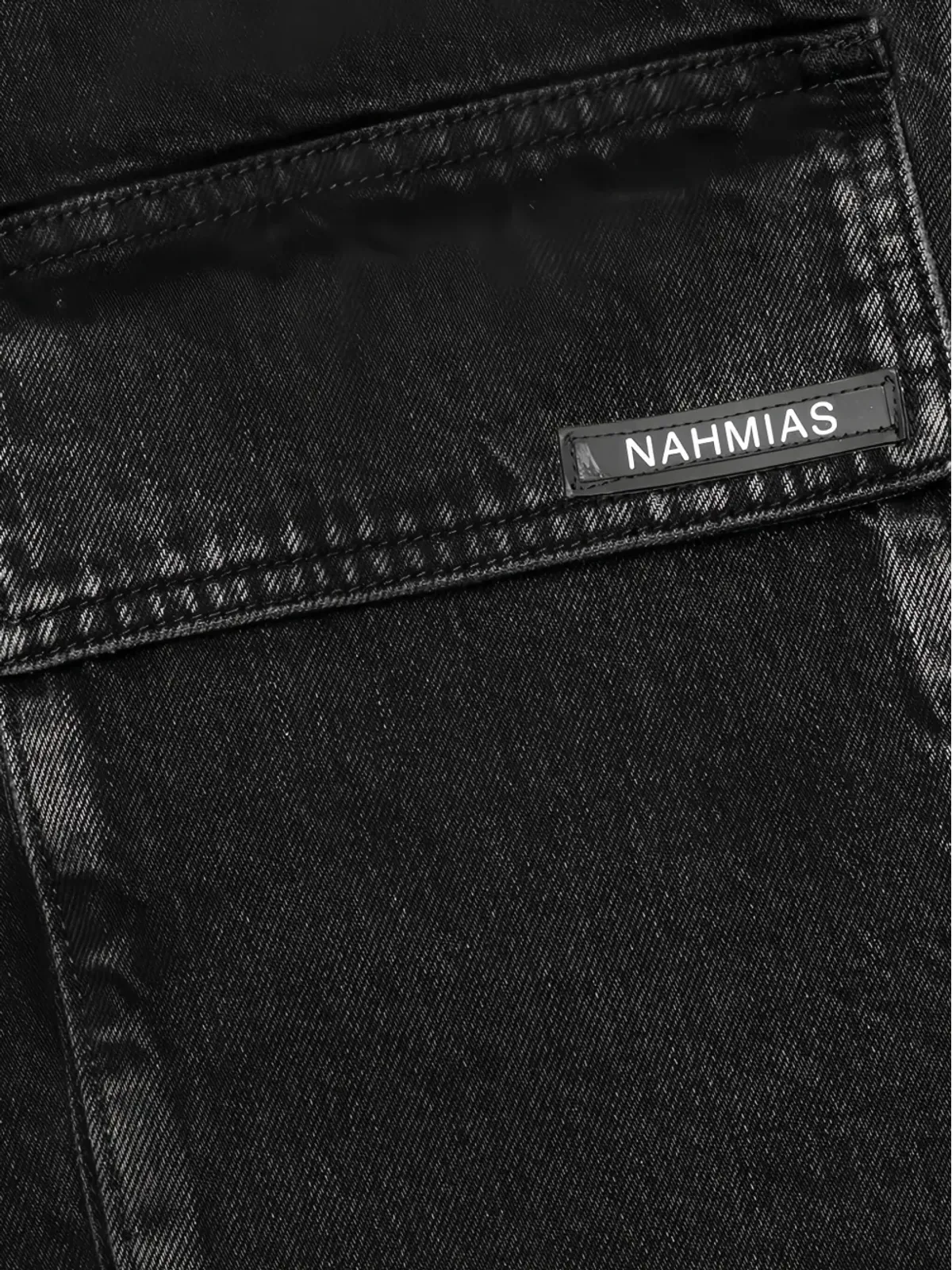 Nahmias ロゴパッチカーゴジーンズ - 画像4