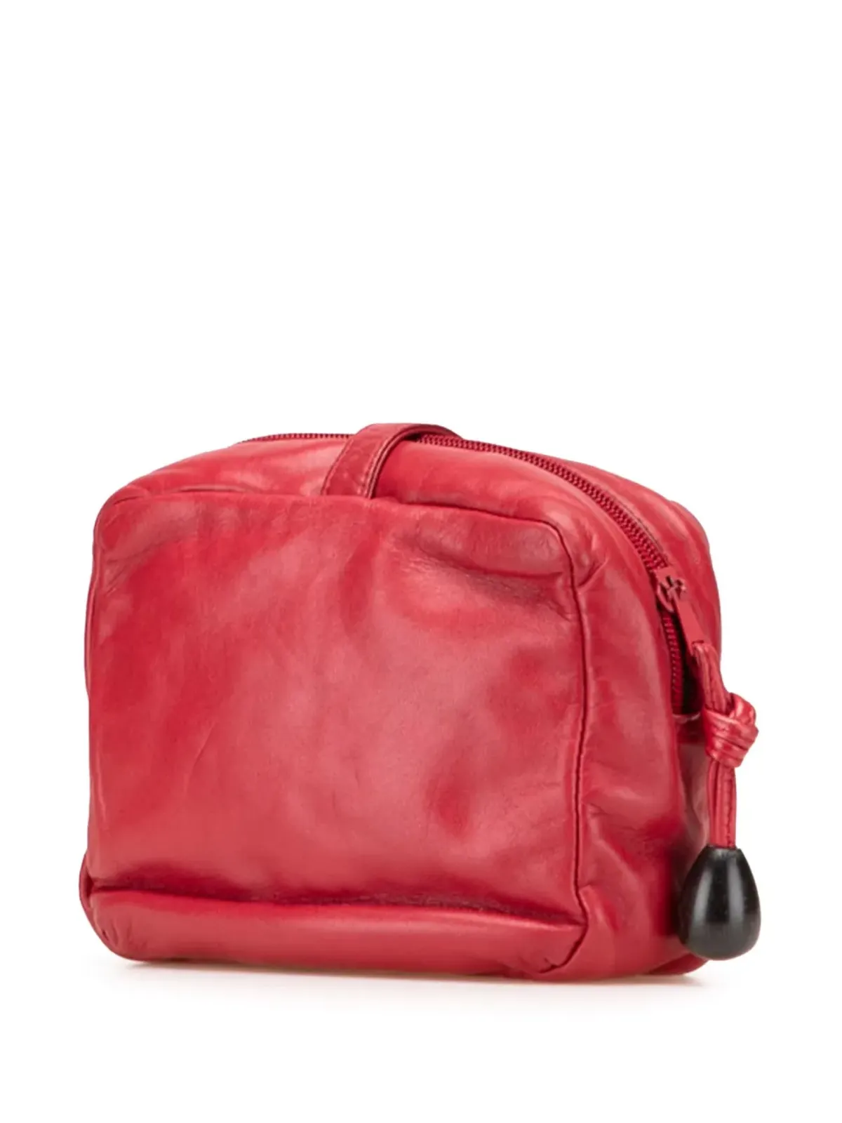 Loewe ビンテージ アナグラム クロスボディバッグ レッド - 画像3