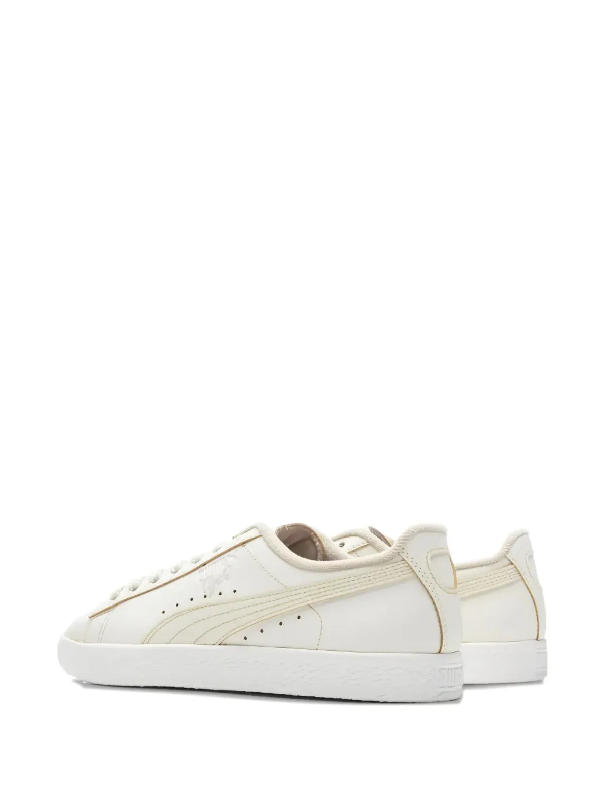 PUMA Clyde leather trainers - White - 画像3