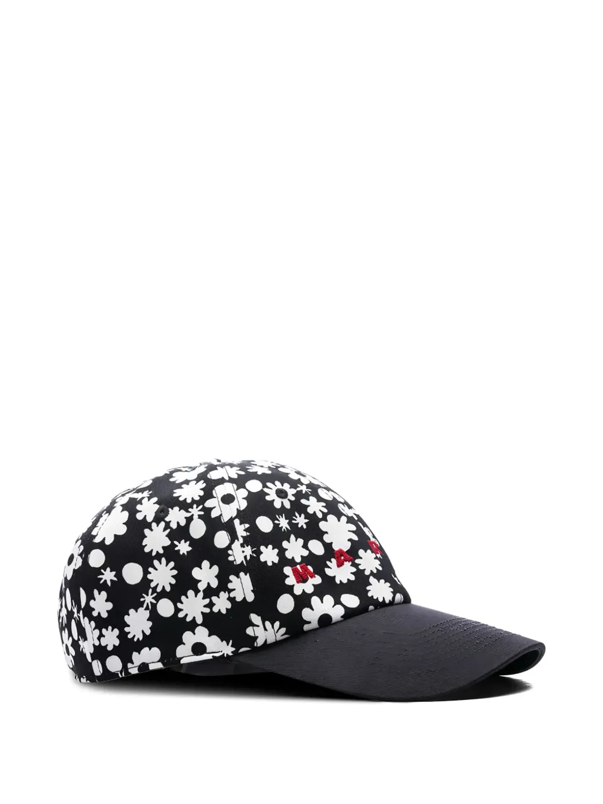 Marni 花柄プリントのベースボールキャップ - 画像3