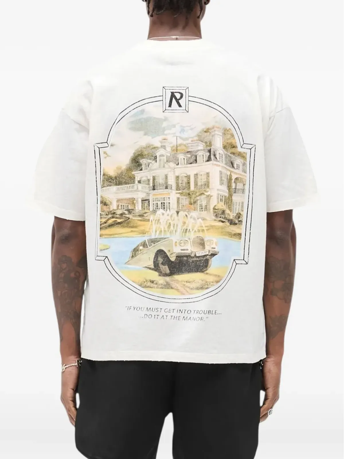 Represent Revere Manor print T-shirt - WHITE - 画像4