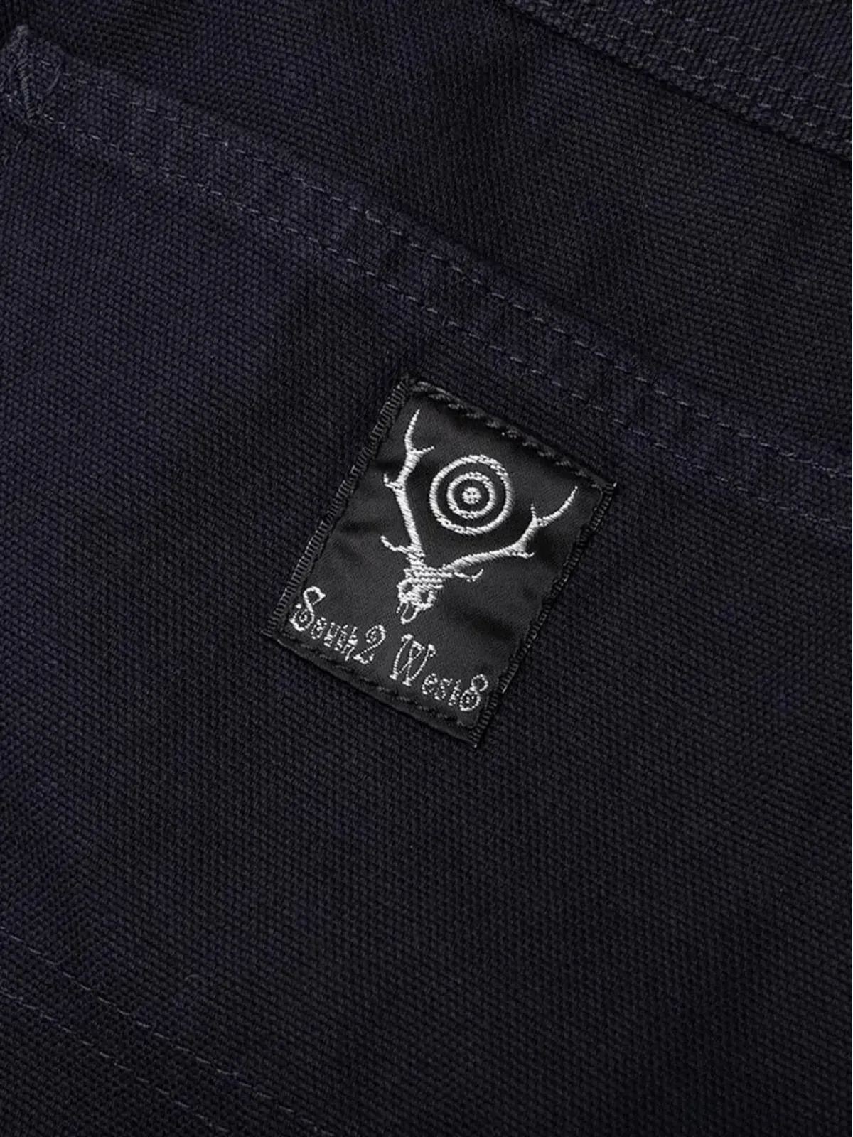 SOUTH2 WEST8 ロゴパッチパンツ - Blue - 画像3