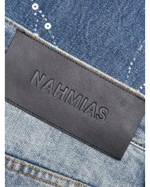 Nahmias ビーズ刺繍デニムジーンズ - Blue - サムネイル5