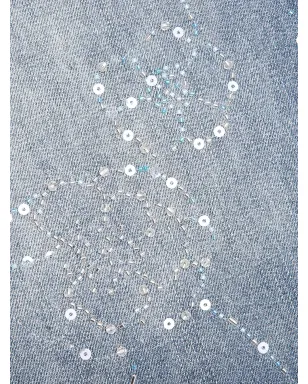 Nahmias ビーズ刺繍デニムジーンズ - Blue - サムネイル4
