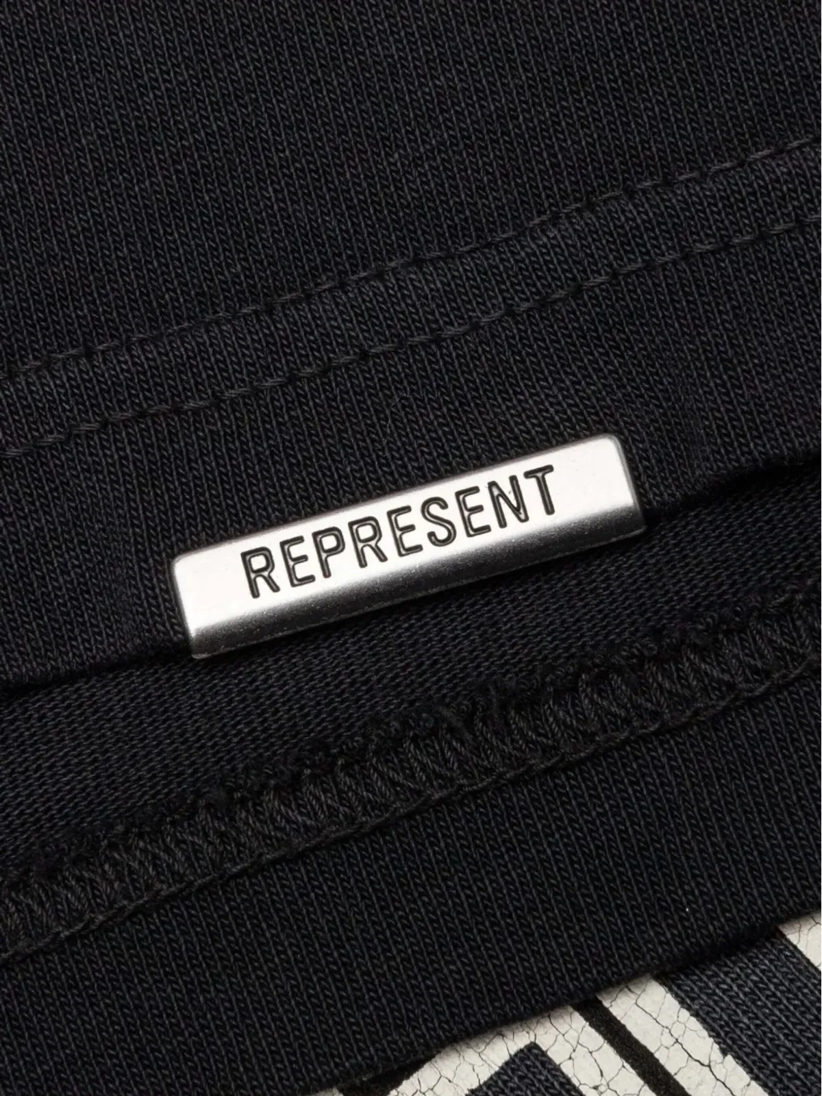 Represent マルチロゴ染みTシャツ - 画像3